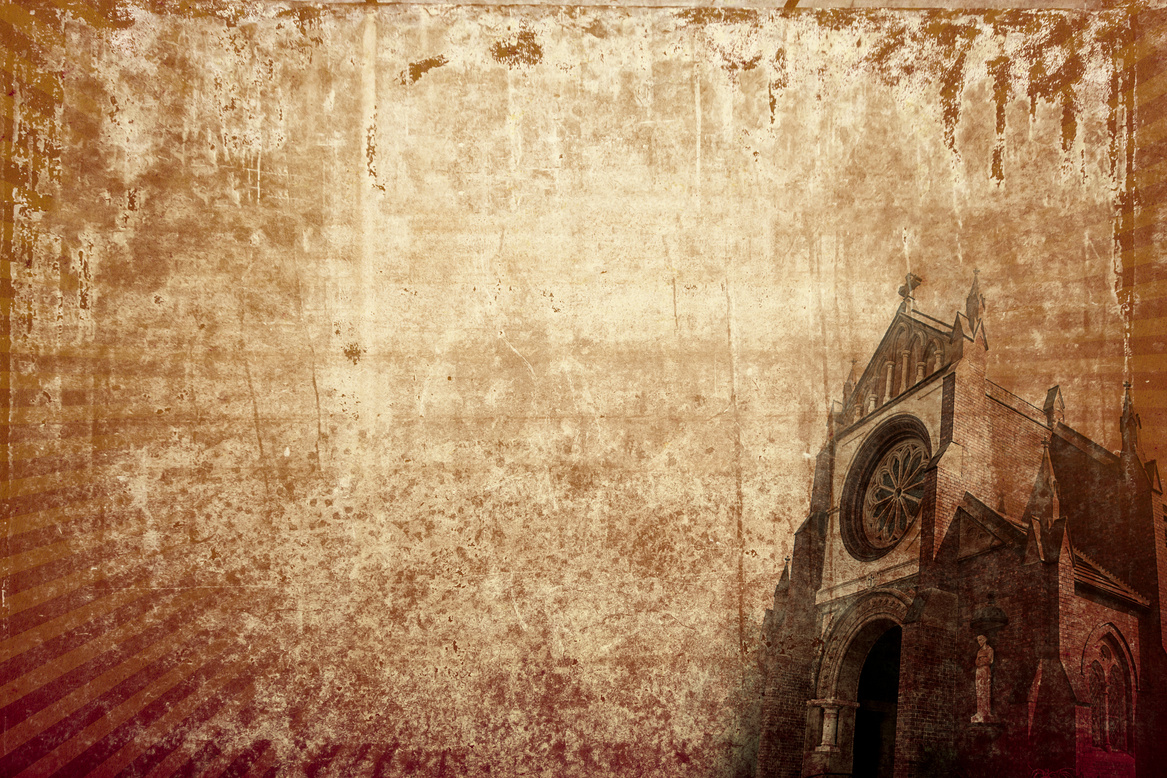 Church vintage background (horizontal)